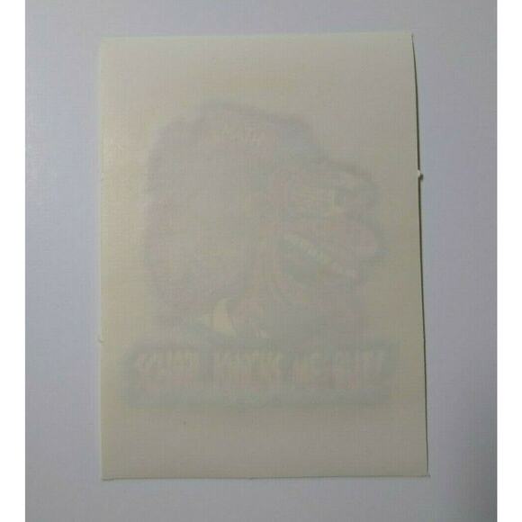 School Math Knocks Me Out Screamin Gleamin Glitter Iron-On Decal Donruss Retro - Picture 4 of 4